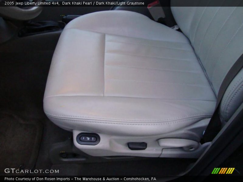 Dark Khaki Pearl / Dark Khaki/Light Graystone 2005 Jeep Liberty Limited 4x4
