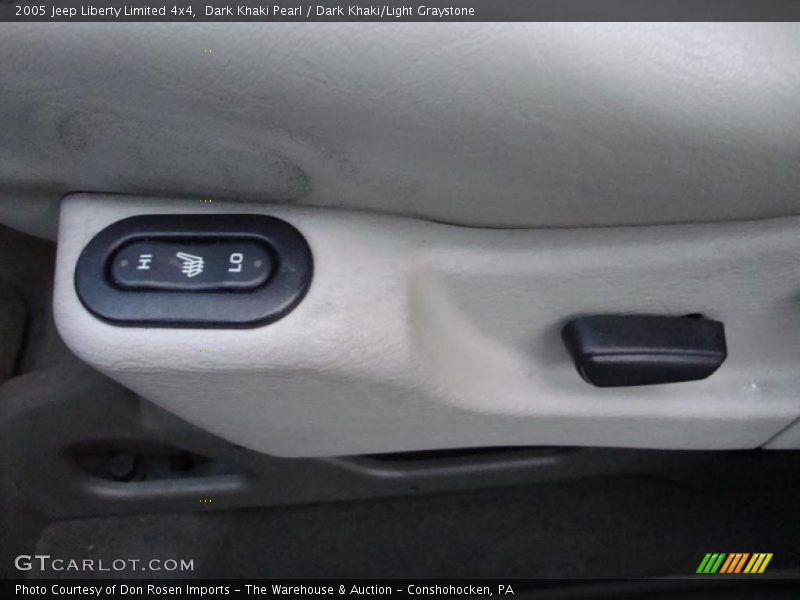 Dark Khaki Pearl / Dark Khaki/Light Graystone 2005 Jeep Liberty Limited 4x4
