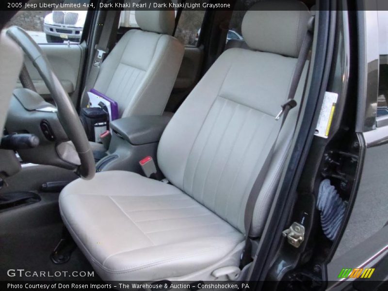 Dark Khaki Pearl / Dark Khaki/Light Graystone 2005 Jeep Liberty Limited 4x4
