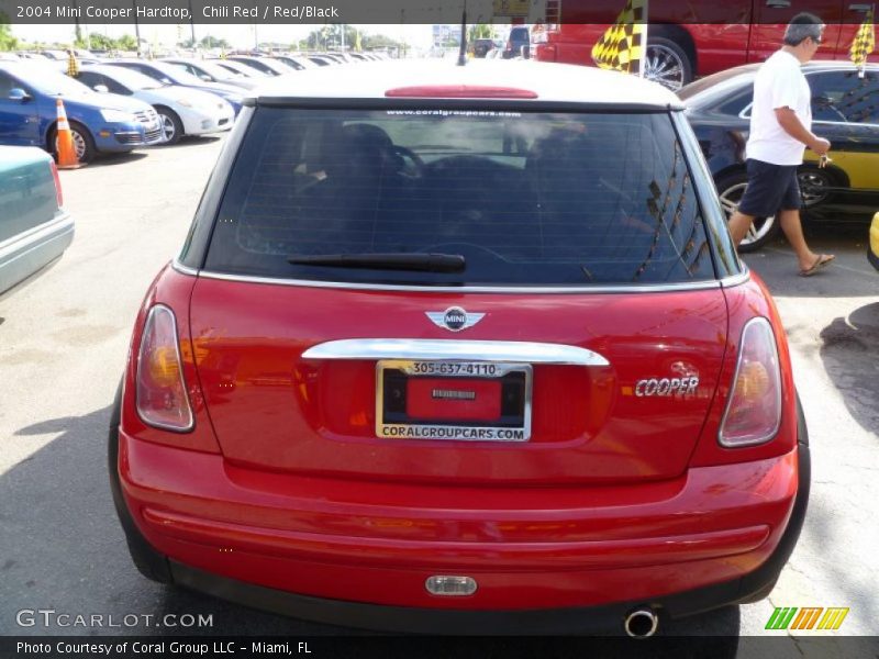 Chili Red / Red/Black 2004 Mini Cooper Hardtop