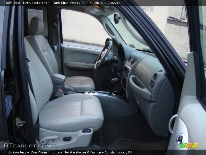 Dark Khaki Pearl / Dark Khaki/Light Graystone 2005 Jeep Liberty Limited 4x4