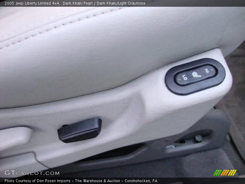 Dark Khaki Pearl / Dark Khaki/Light Graystone 2005 Jeep Liberty Limited 4x4