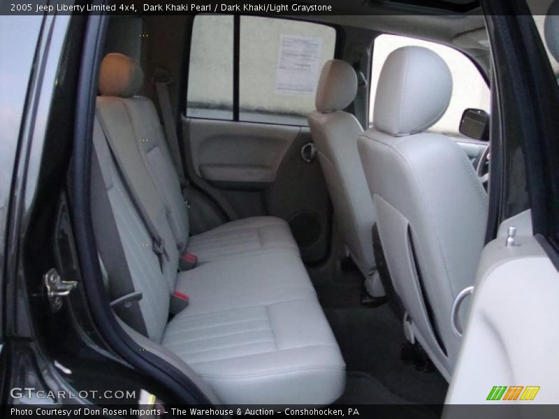 Dark Khaki Pearl / Dark Khaki/Light Graystone 2005 Jeep Liberty Limited 4x4