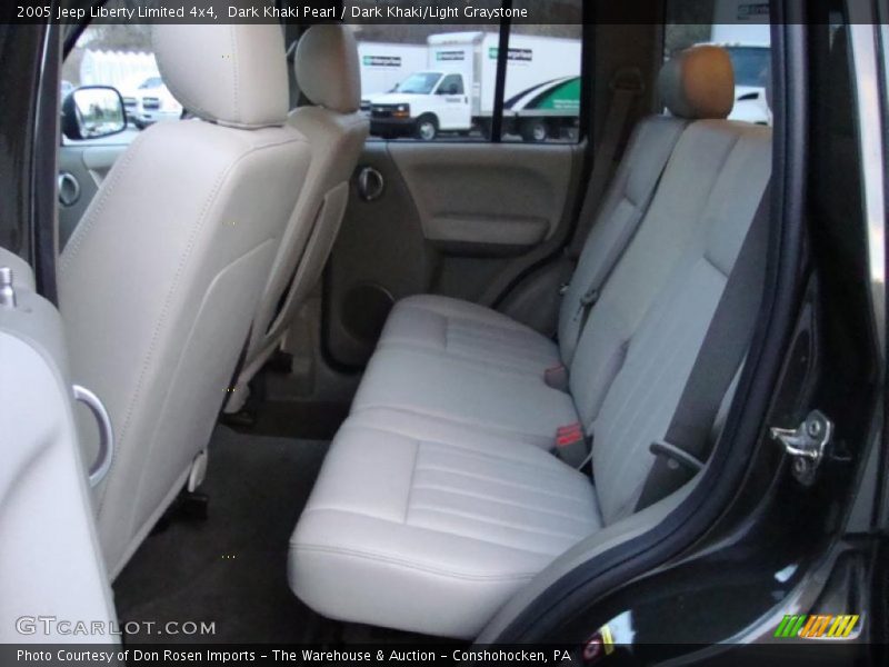 Dark Khaki Pearl / Dark Khaki/Light Graystone 2005 Jeep Liberty Limited 4x4