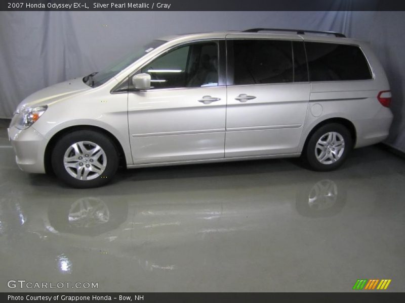 Silver Pearl Metallic / Gray 2007 Honda Odyssey EX-L