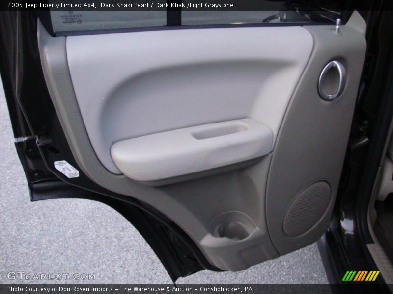 Dark Khaki Pearl / Dark Khaki/Light Graystone 2005 Jeep Liberty Limited 4x4