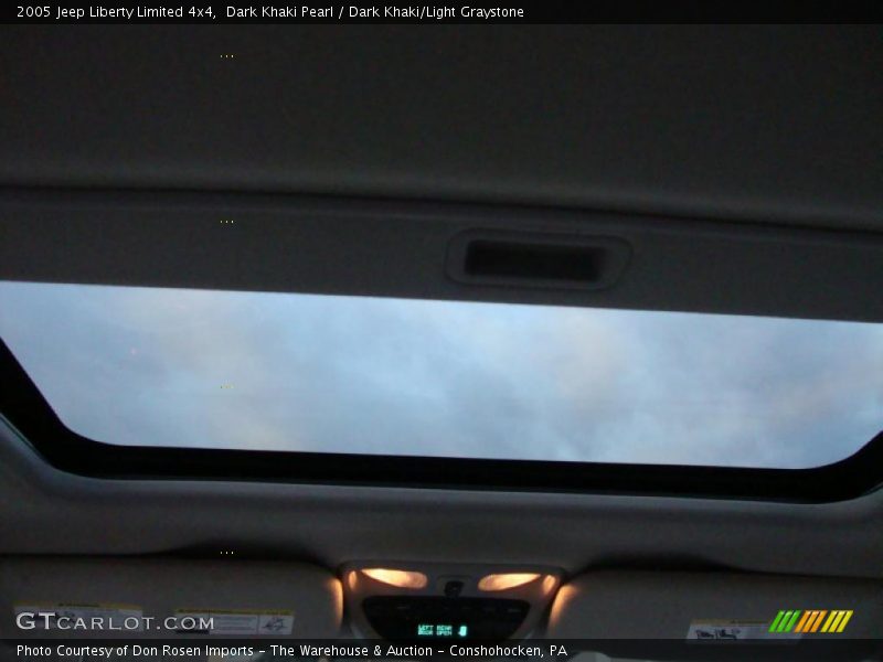 Dark Khaki Pearl / Dark Khaki/Light Graystone 2005 Jeep Liberty Limited 4x4