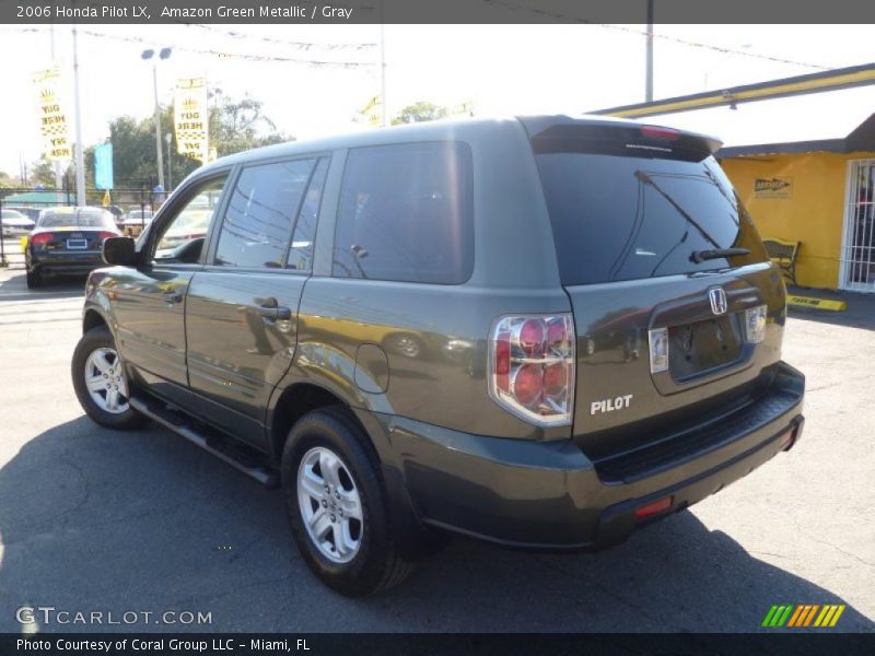 Amazon Green Metallic / Gray 2006 Honda Pilot LX