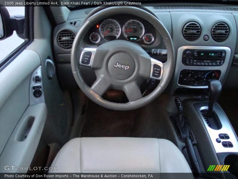 Dark Khaki Pearl / Dark Khaki/Light Graystone 2005 Jeep Liberty Limited 4x4