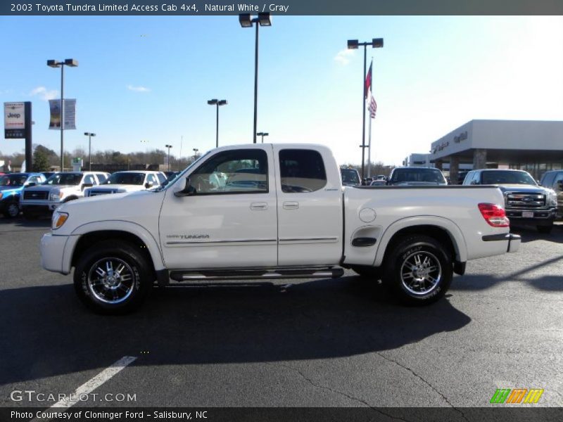 Natural White / Gray 2003 Toyota Tundra Limited Access Cab 4x4