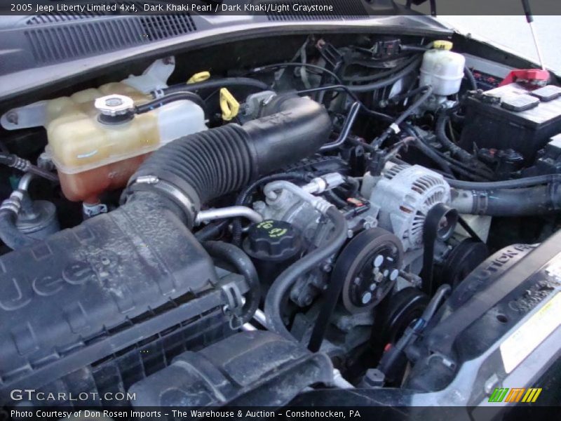 Dark Khaki Pearl / Dark Khaki/Light Graystone 2005 Jeep Liberty Limited 4x4
