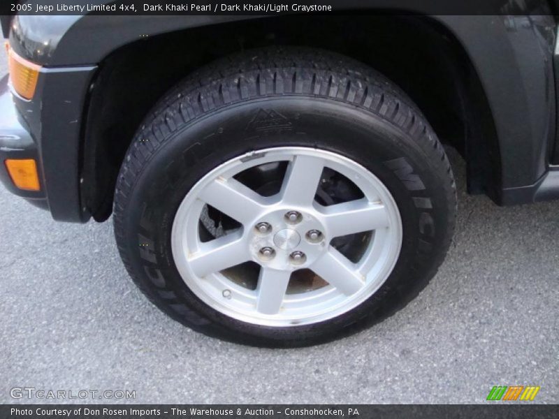 Dark Khaki Pearl / Dark Khaki/Light Graystone 2005 Jeep Liberty Limited 4x4