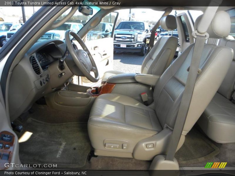  2003 Tundra Limited Access Cab 4x4 Gray Interior