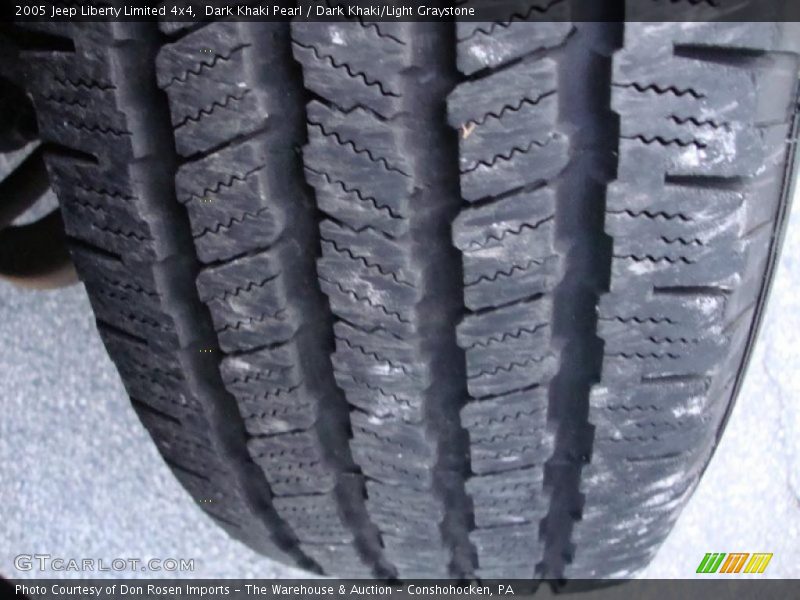Dark Khaki Pearl / Dark Khaki/Light Graystone 2005 Jeep Liberty Limited 4x4