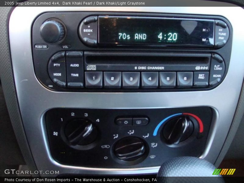 Dark Khaki Pearl / Dark Khaki/Light Graystone 2005 Jeep Liberty Limited 4x4