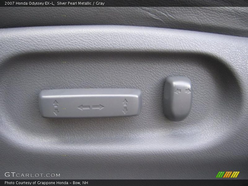 Silver Pearl Metallic / Gray 2007 Honda Odyssey EX-L