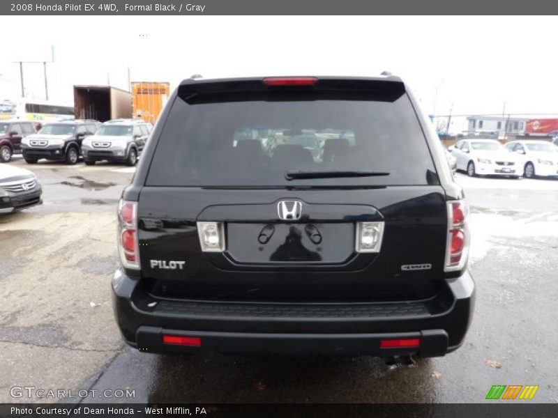 Formal Black / Gray 2008 Honda Pilot EX 4WD