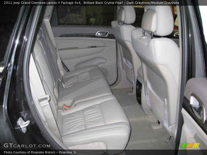 Brilliant Black Crystal Pearl / Dark Graystone/Medium Graystone 2011 Jeep Grand Cherokee Laredo X Package 4x4