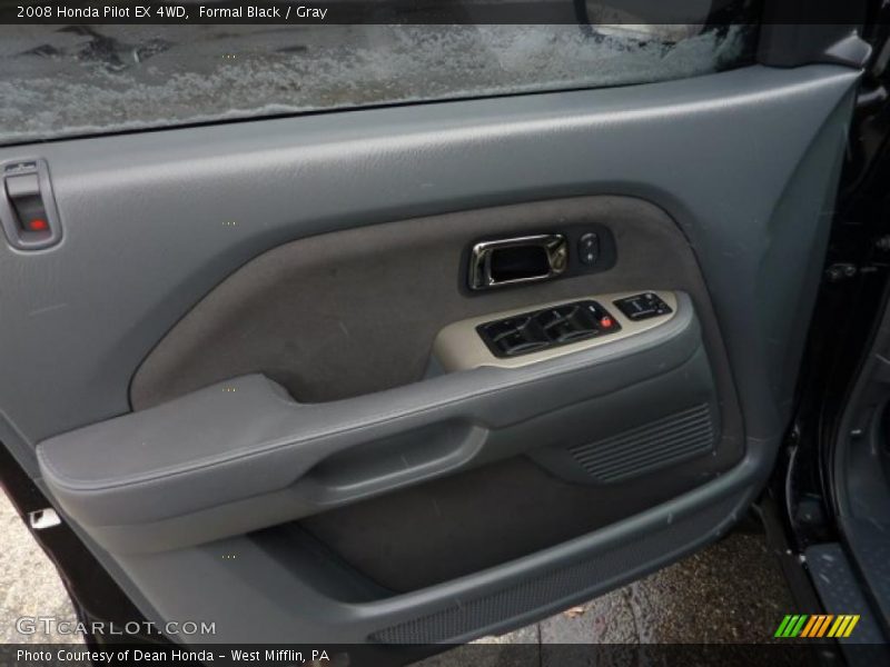 Formal Black / Gray 2008 Honda Pilot EX 4WD