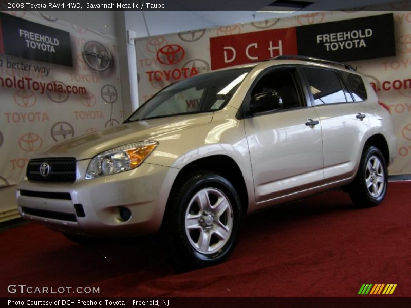Savannah Metallic / Taupe 2008 Toyota RAV4 4WD