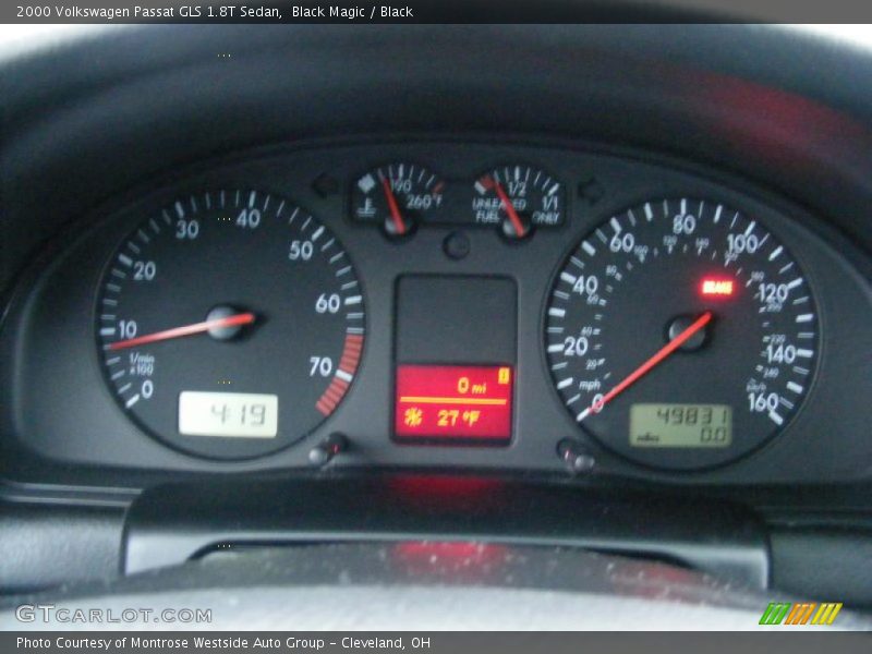 Black Magic / Black 2000 Volkswagen Passat GLS 1.8T Sedan