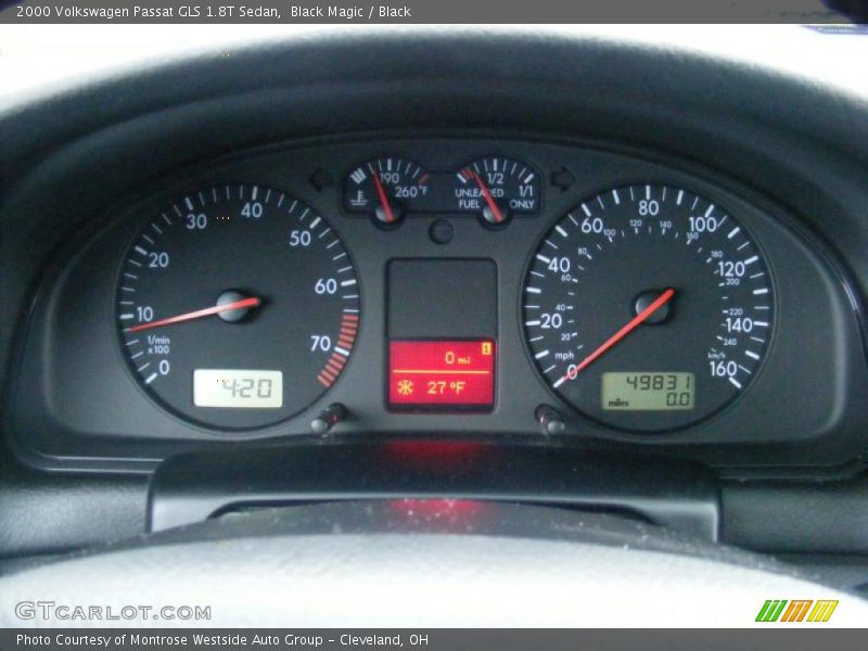  2000 Passat GLS 1.8T Sedan GLS 1.8T Sedan Gauges
