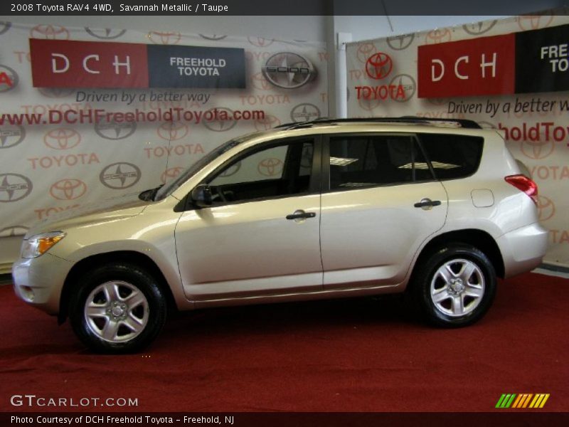 Savannah Metallic / Taupe 2008 Toyota RAV4 4WD