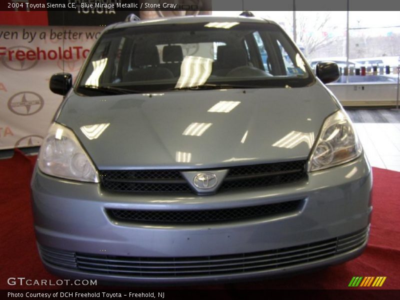 Blue Mirage Metallic / Stone Gray 2004 Toyota Sienna CE