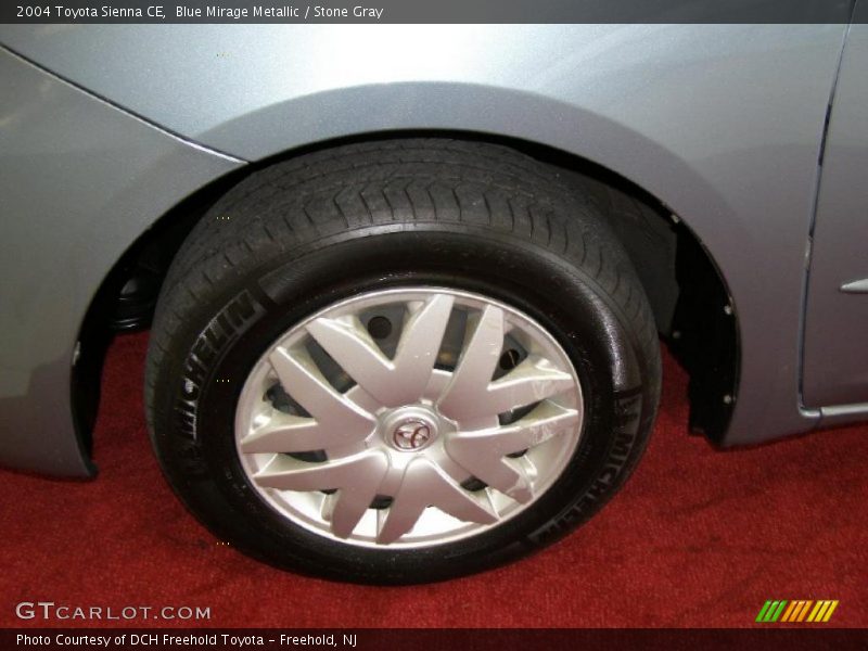Blue Mirage Metallic / Stone Gray 2004 Toyota Sienna CE