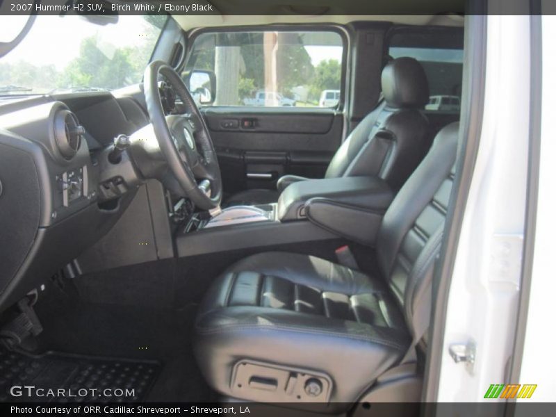 Birch White / Ebony Black 2007 Hummer H2 SUV