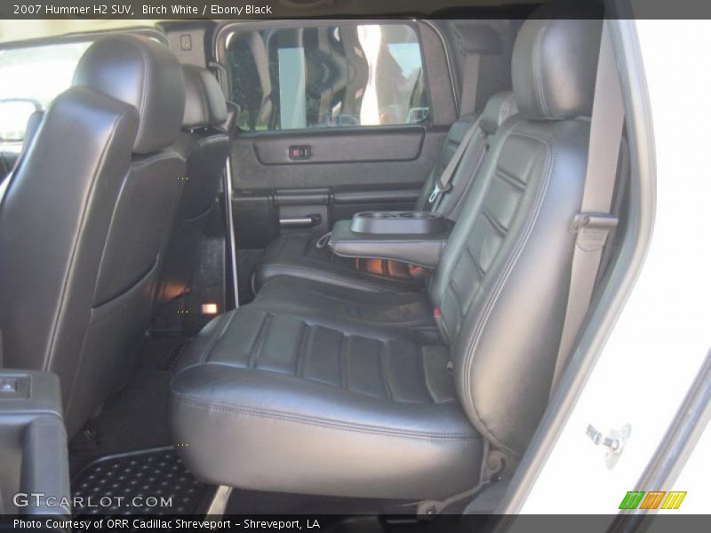 Birch White / Ebony Black 2007 Hummer H2 SUV