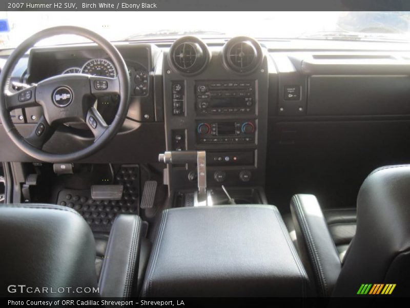 Birch White / Ebony Black 2007 Hummer H2 SUV