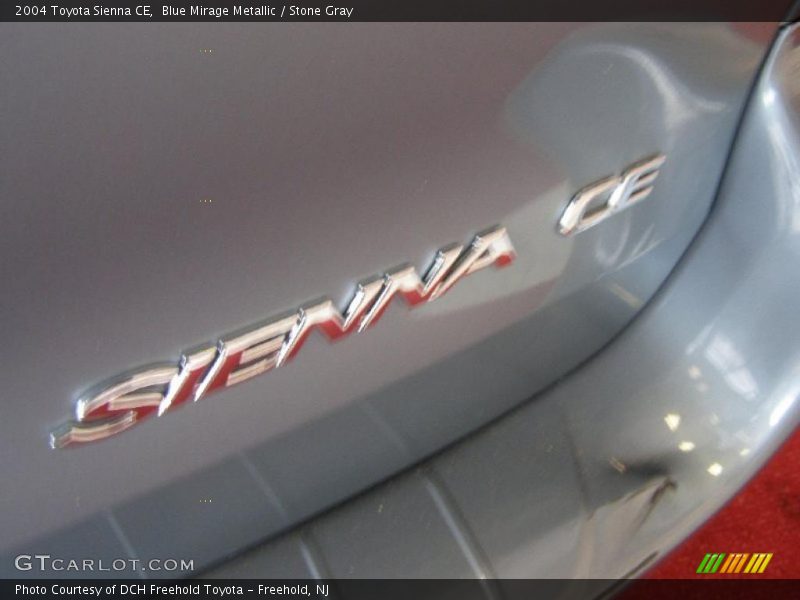 Blue Mirage Metallic / Stone Gray 2004 Toyota Sienna CE