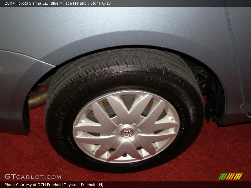 Blue Mirage Metallic / Stone Gray 2004 Toyota Sienna CE