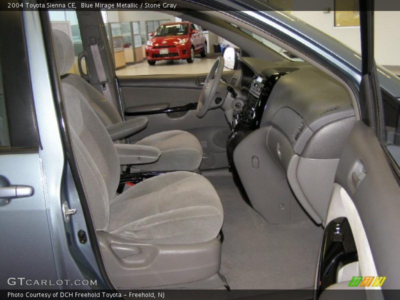 Blue Mirage Metallic / Stone Gray 2004 Toyota Sienna CE