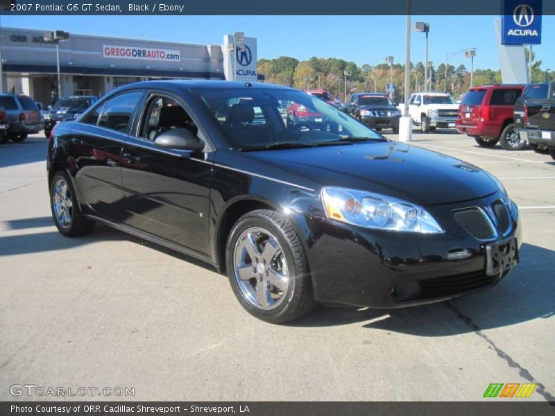 Black / Ebony 2007 Pontiac G6 GT Sedan