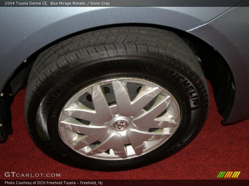 Blue Mirage Metallic / Stone Gray 2004 Toyota Sienna CE