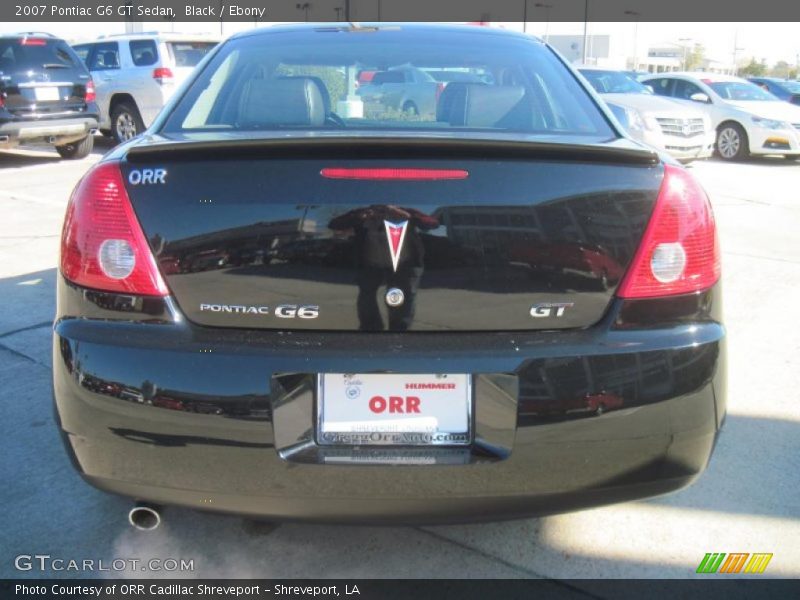 Black / Ebony 2007 Pontiac G6 GT Sedan