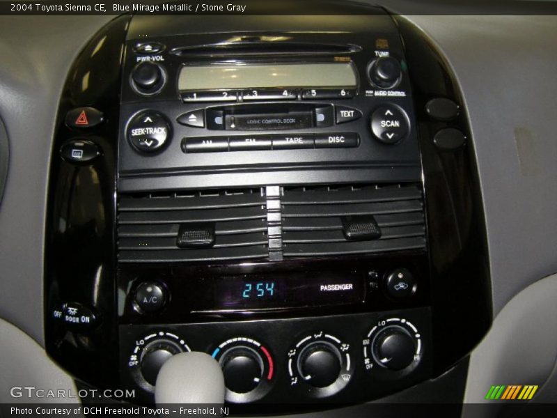 Blue Mirage Metallic / Stone Gray 2004 Toyota Sienna CE