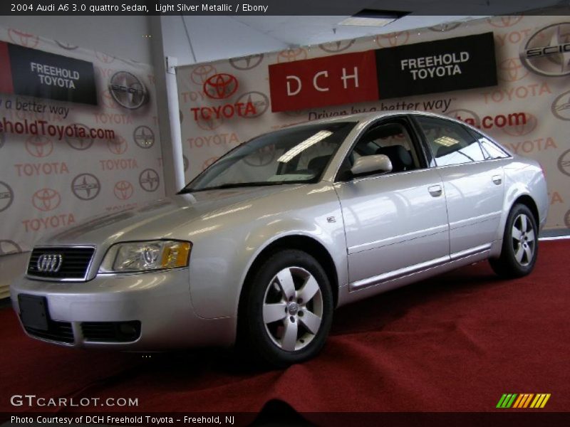 Light Silver Metallic / Ebony 2004 Audi A6 3.0 quattro Sedan