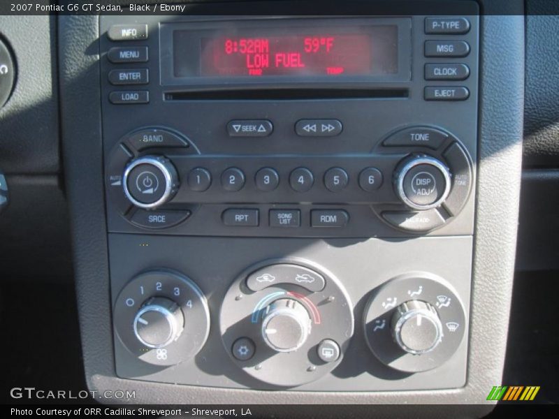 Black / Ebony 2007 Pontiac G6 GT Sedan