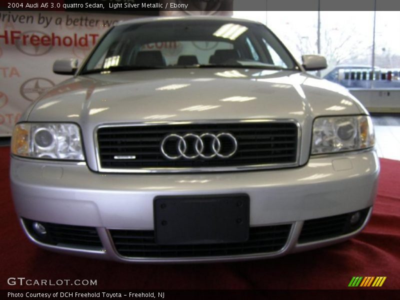 Light Silver Metallic / Ebony 2004 Audi A6 3.0 quattro Sedan