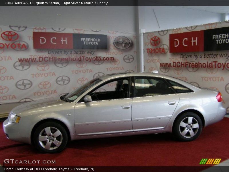 Light Silver Metallic / Ebony 2004 Audi A6 3.0 quattro Sedan
