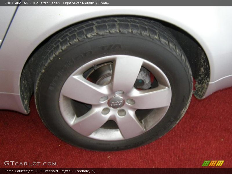 Light Silver Metallic / Ebony 2004 Audi A6 3.0 quattro Sedan