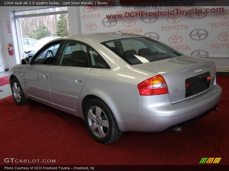Light Silver Metallic / Ebony 2004 Audi A6 3.0 quattro Sedan