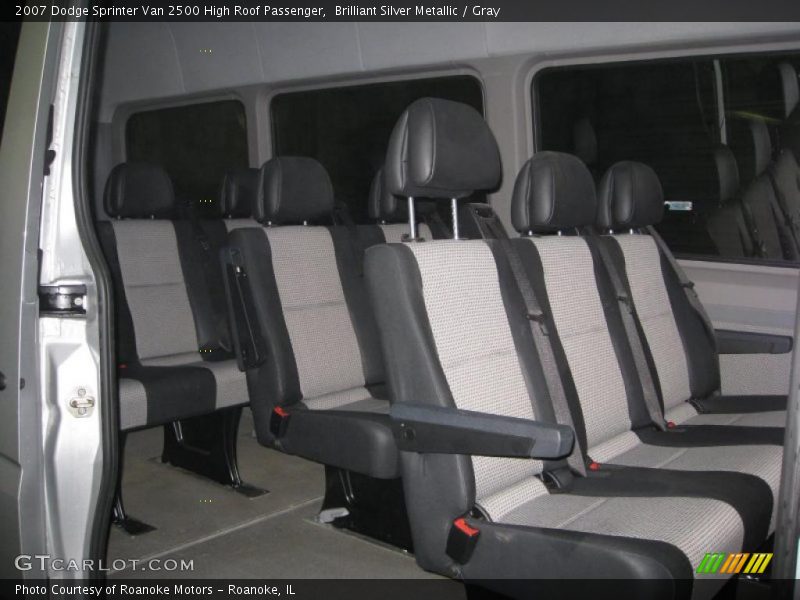  2007 Sprinter Van 2500 High Roof Passenger Gray Interior