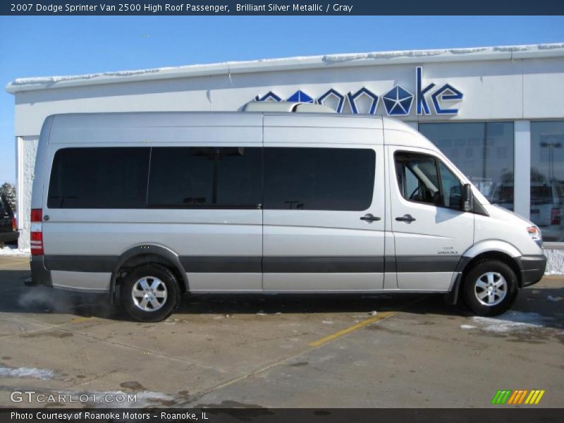 Brilliant Silver Metallic / Gray 2007 Dodge Sprinter Van 2500 High Roof Passenger