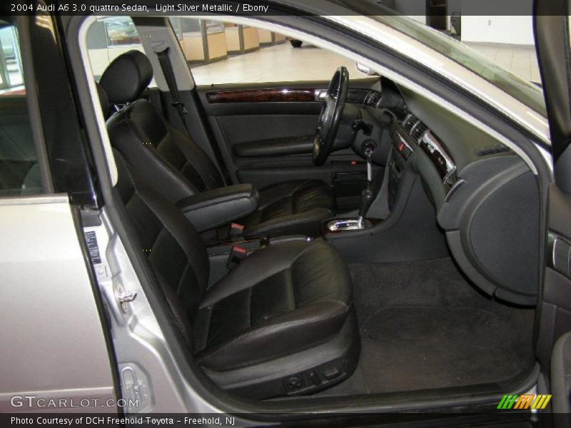 Light Silver Metallic / Ebony 2004 Audi A6 3.0 quattro Sedan