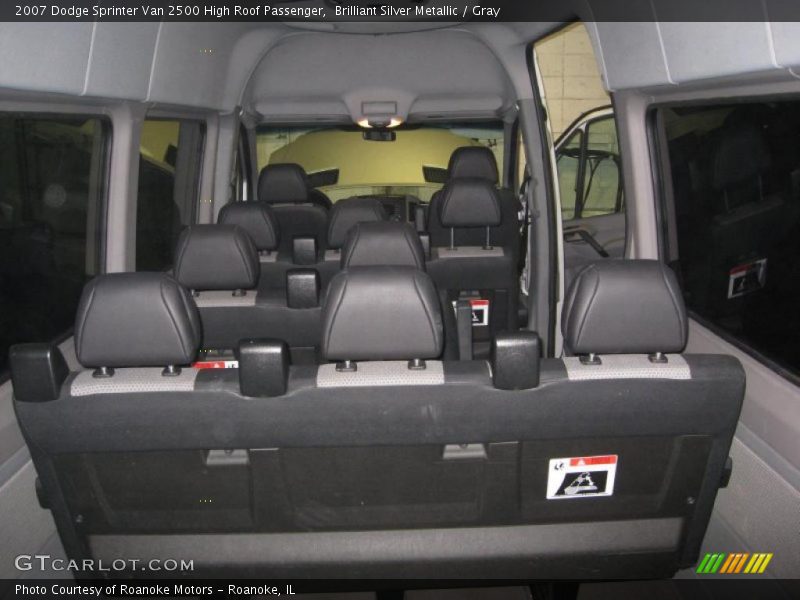  2007 Sprinter Van 2500 High Roof Passenger Gray Interior