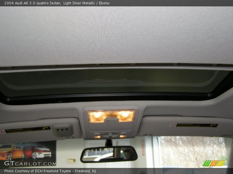 Light Silver Metallic / Ebony 2004 Audi A6 3.0 quattro Sedan